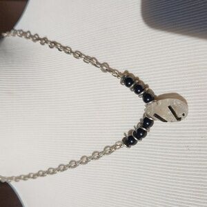 Tourmaline on quartz Necklace